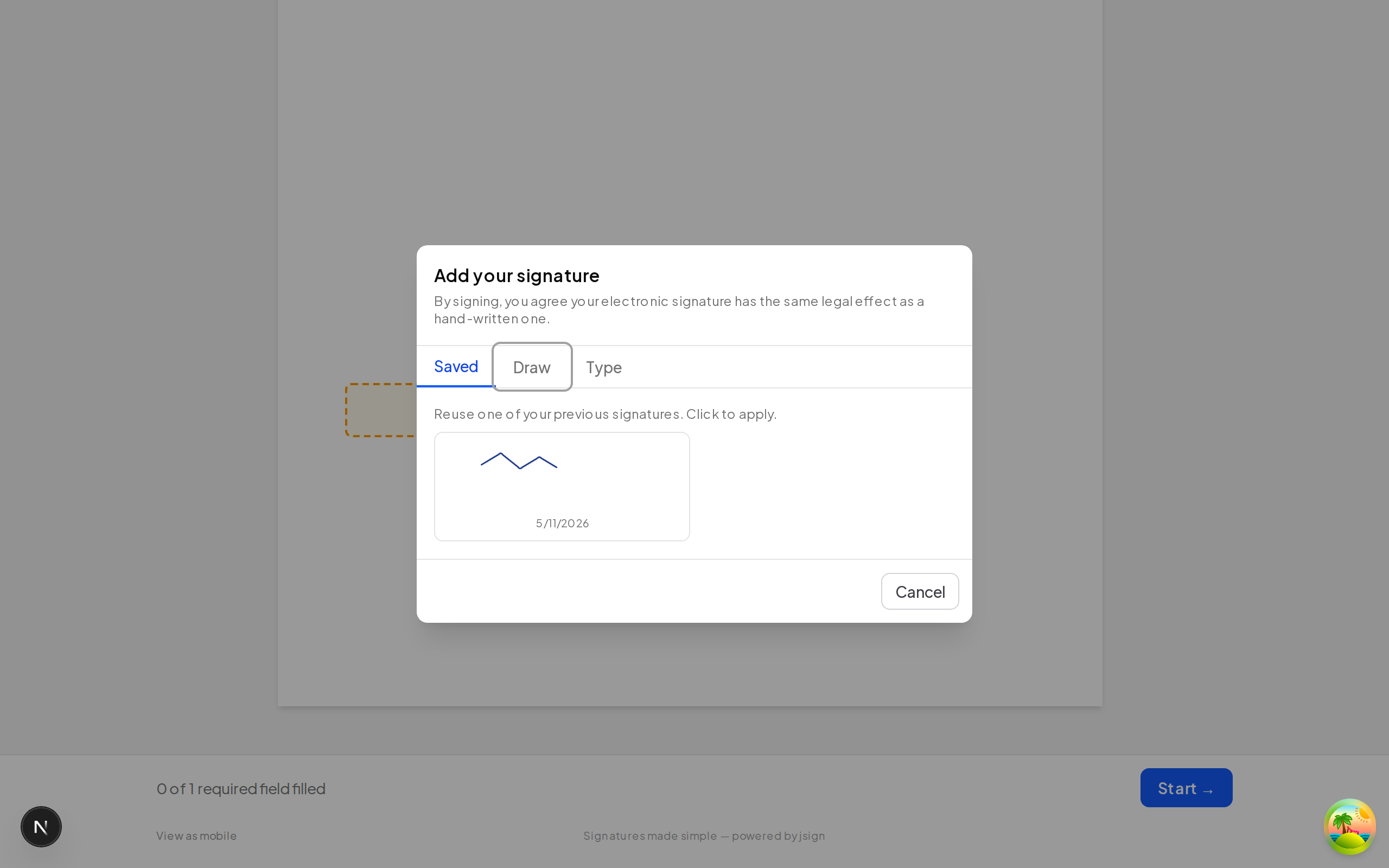 Footer with progress and Finish button — desktop